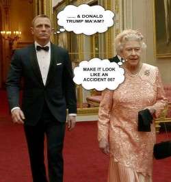 007 and the Queen