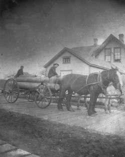 H.A. Espy In Front of House, c. 1890