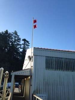 Two Flags Flying at Cape D!
