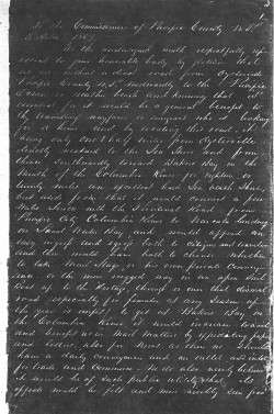 1857 Petition, Pasge One