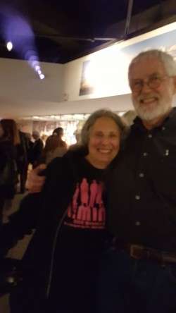 Carol Newman (Ms. KMUN Arts Live & Local) and Nyel