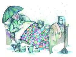 ITS RAINING ITS POURING-ILLUSTRATION