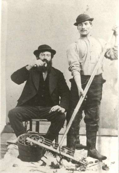 Abe Wing on left and James Johnson on the right