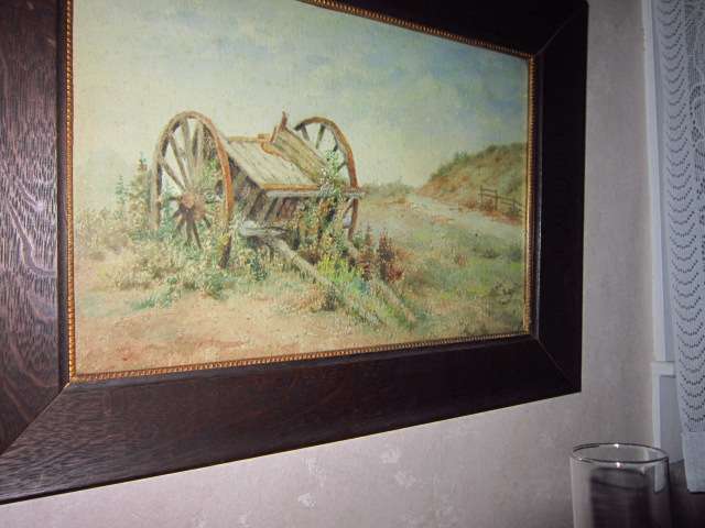Aunt Cleora's Cart Painting