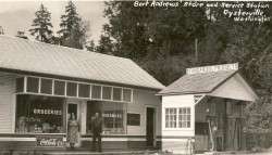 Andrews Store, P.O. and Serice Station, 1940