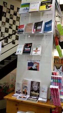 Bookstore Display in Quebec City last week