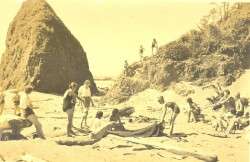 Camping at Beard's Hollow - 1940s