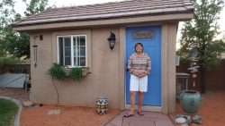 Carol and her Casita