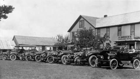 Cars at Tokeland Hotel, PCHS