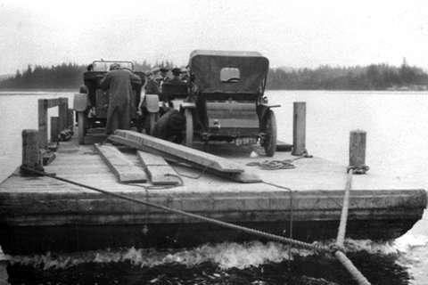 Cars on Barge, PCHS