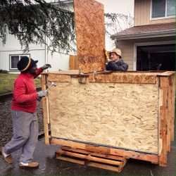 A Crate of Instruments Headed to Africa