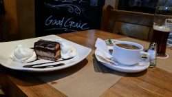 Dessert at Murphey's Pub, Quebec City