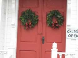 Oysterville Church Doors 2012