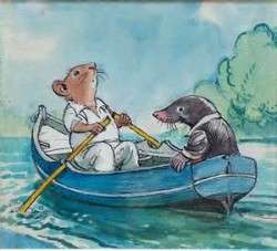 E.H. Shepard Illistration for Wind in the Willows
