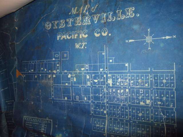 Early Oysterville Blueprint