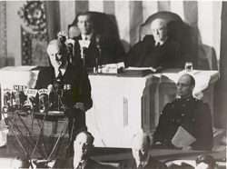 FDR Delivers Pearl Harbor Speech, 12-08-1941