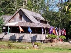 Flags Flying in Oysterville!