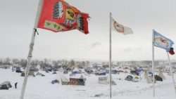 The Oceti Sakowin camp near Standing Rock.