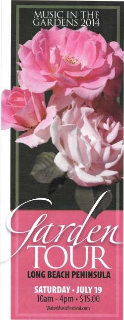 Garden Tour Brochure/Ticket