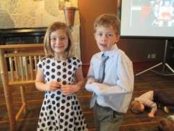 Grandkids Gin and Kahrs
