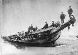 Wreck of the Harvest Home, 1892