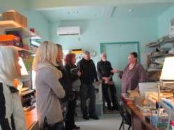 In the CPHM Archives with Collections Manager Barbara Minard