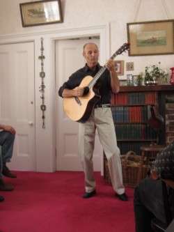 James Hurley at a House Concert