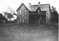 AJohn Crellin House with Stevens Hotel in Background, c. 1920