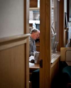 Matt Winters at Work - photo by Damian Mulinix