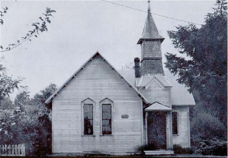Oysterville Church in the 1940s