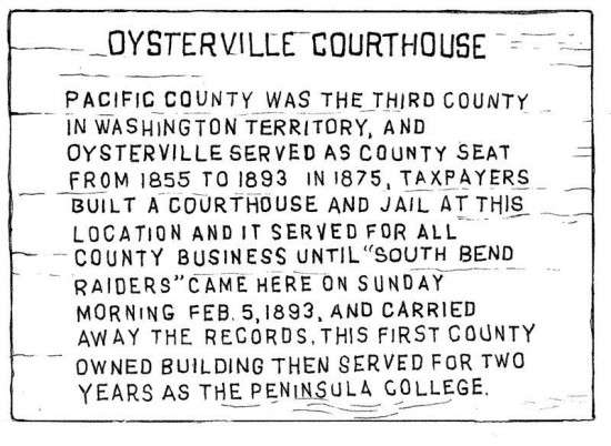 Oysterville Courthouse May 17