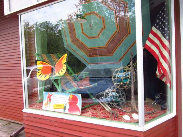 Oysterville Store Window (2)
