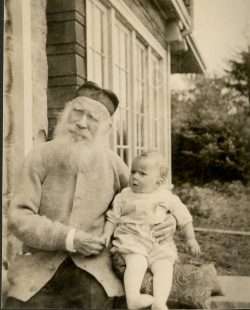 P. J. McGowan with Granddaughter Catherine "Kay" Garvin, 1911
