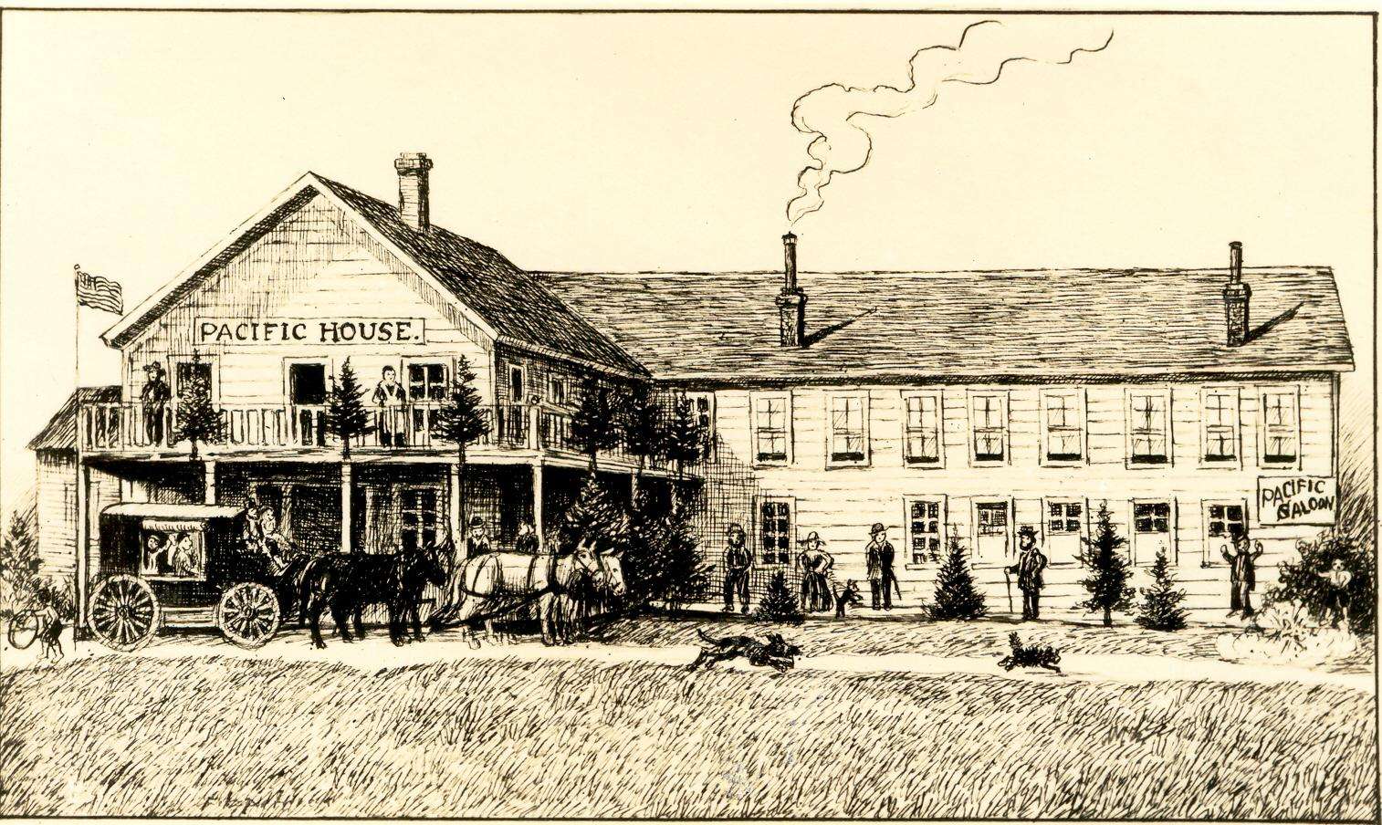 Pacific House Drawing #2