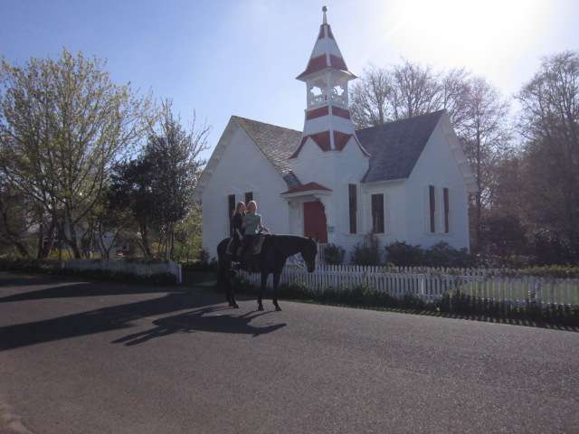 Sharing a Ride through Oysterville