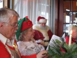 Santa and ENCORE Friends