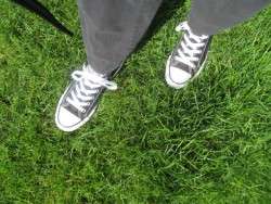 Shoes on Grass