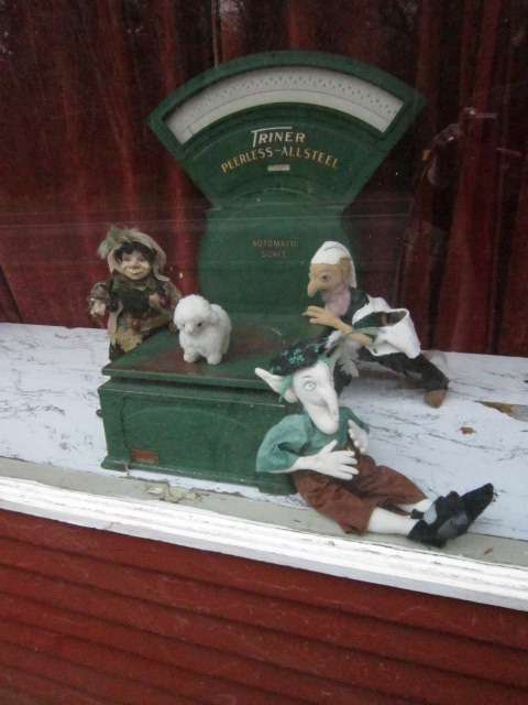 St. Patrick's Window at Oysterville Store