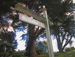 Oysterville Street Sign