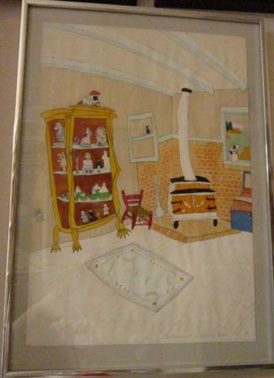 Sydney LaRue's Living Room by Jim Campiche 1980