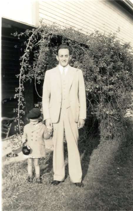 Sydney and Dad, 1941