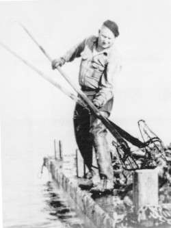 Tonger on Willapa Bay