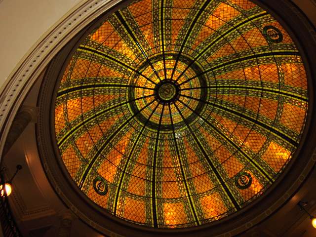Under the Courthouse Dome