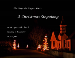Singalong Poster