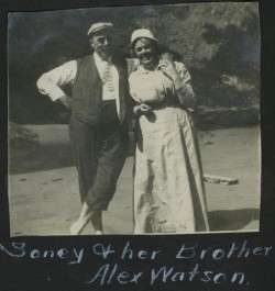Mary Pesonen With Her Brother