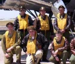Army Aircorps Crew in Mae Wests, WWII
