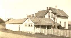 Three Chimneys and Three Rain Barrels, 1920