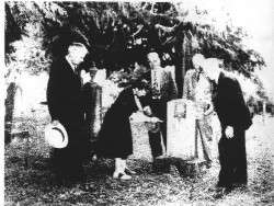 PCHS Outing to Visit Willie Keil's Grave, 1953