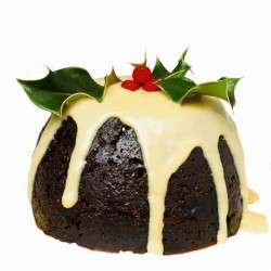 Plum Pudding, Frosting and All