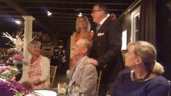  Host, Birthday Boy, and Admirers